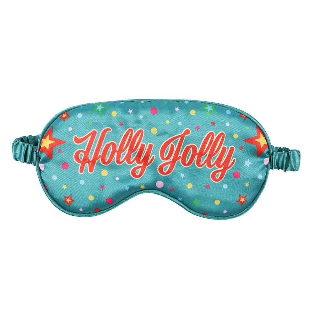 Something Different - Holly Jolly Satin Masque de sommeil - Multicolore